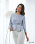 Twisted Tie-Back Crush Satin Top 67411